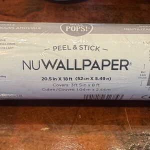 Peel & Stick Wallpaper - Blue and White